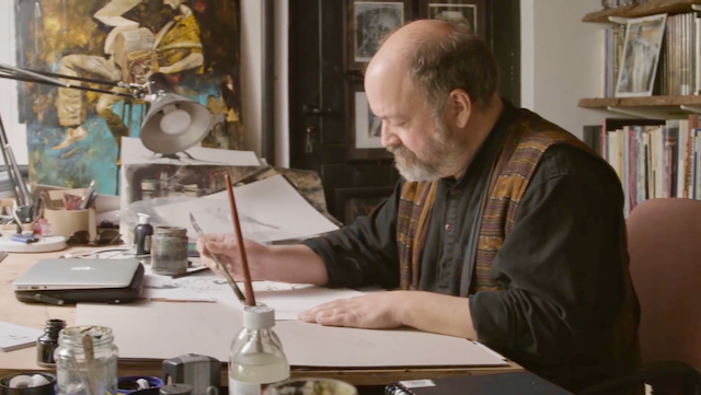 Dave McKean on illustrating the Folio edition of I Am Legend — cinematography by Aidan Metcalfe