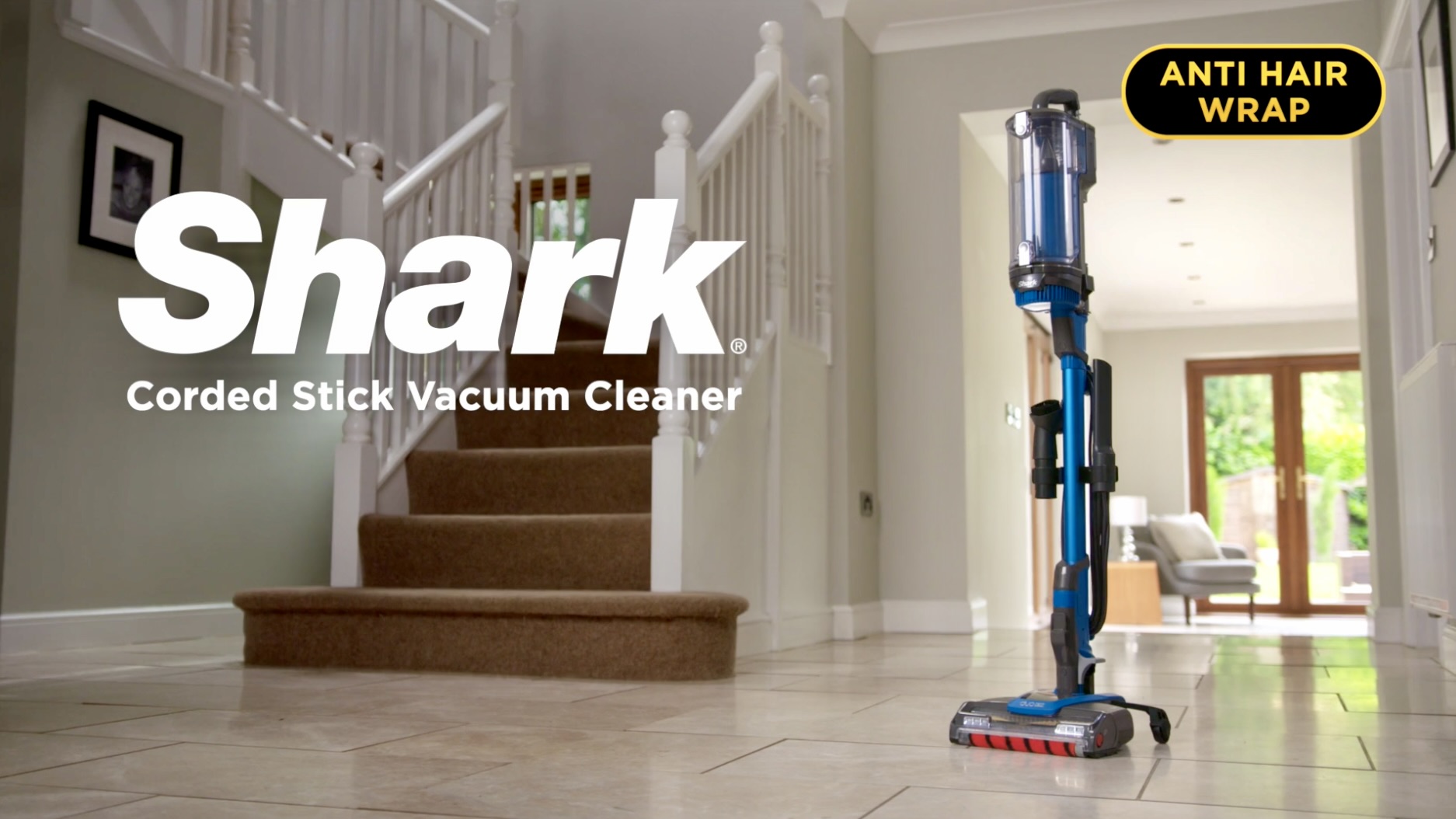 Shark Anti Hair Wrap Corded Stick Vacuum Cleaner HZ400UKT — cinematography by Aidan Metcalfe